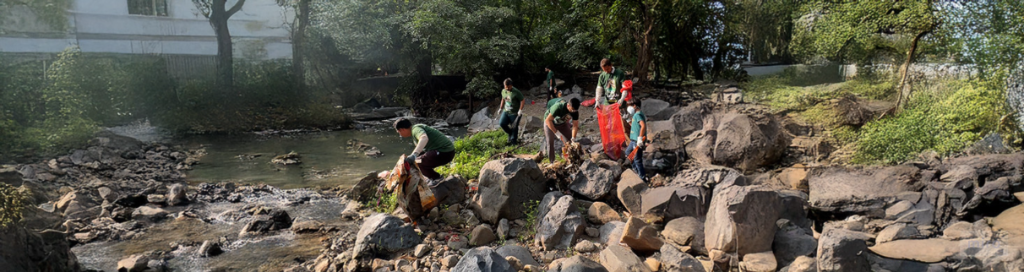 River Stream Cleanup Drive