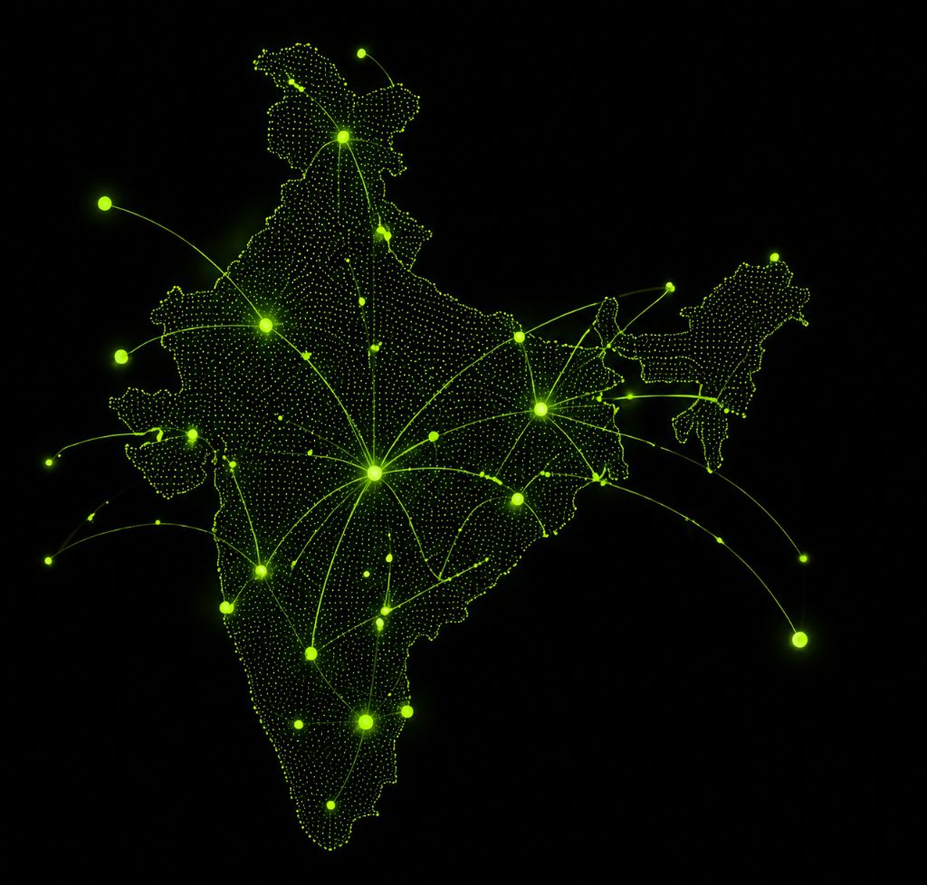 India Constellation Network Map